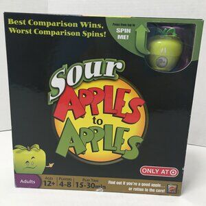 Sour Apples to Apples Family Board Game 2010 Target Exclusive Adult Ages 12+